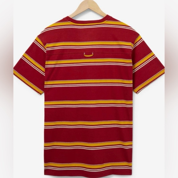 NWT Box Lunch Warner Bros. Harry Potter Gryffindor Red Striped T-Shirt size 4X - Picture 2 of 5